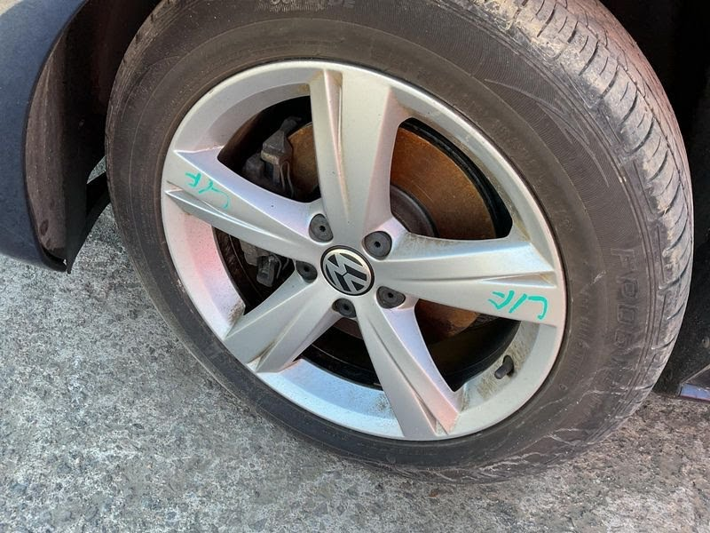 2012 VOLKSWAGEN PASSAT	Used Wheel	17x7 (alloy), 5 spoke