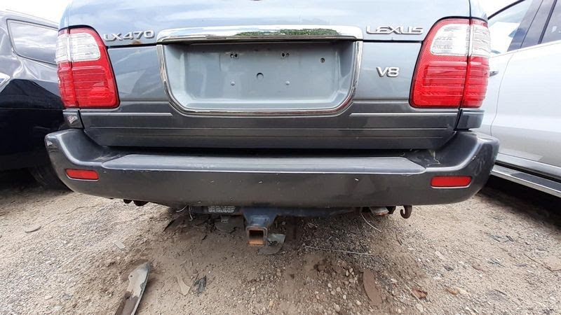 2001 LEXUS LX470 Used Door Handle Outside TrunkLid Chrome Upper Handle