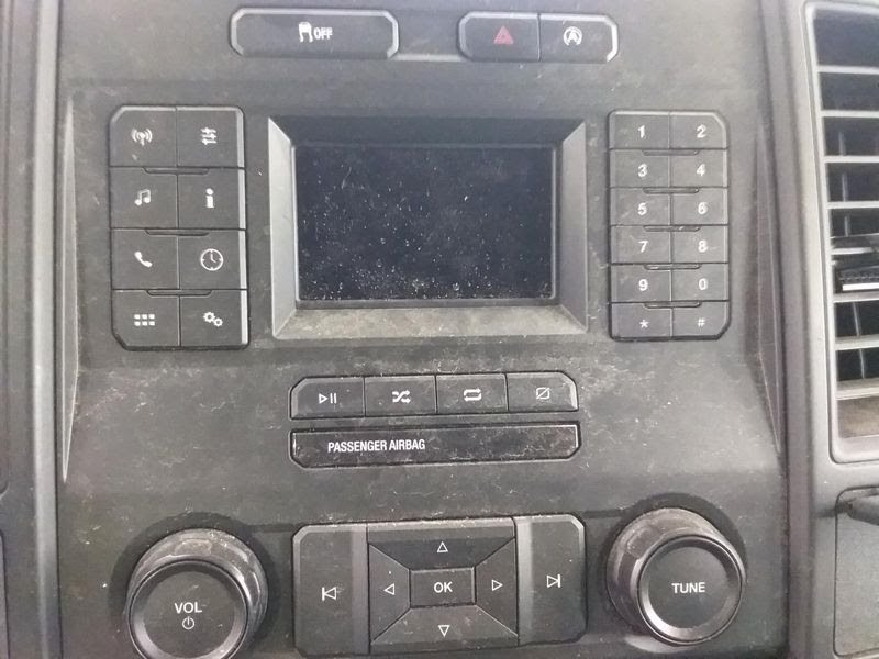 2018 FORD TRUCK-F150 Used Radio/CD (see also A/C Control or TV Screen)  - receiver, AM-FM-CD-MP3 (single disc), satellite radio, High Definition, ID JL3T-19C107-GC thru JL3T-19C107-GG