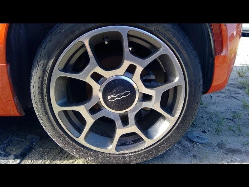 2012 Fiat 500 Used Wheel  (2 Dr), 16x6-1/2 (alloy), 5 double spoke, slots