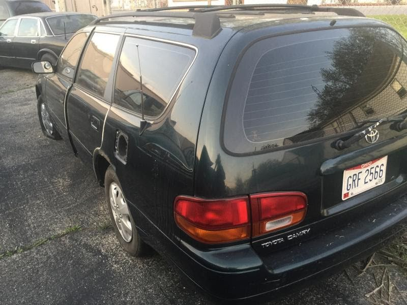 1995 Toyota Camry Used  Quarter Window LH - SW, LH, green tint