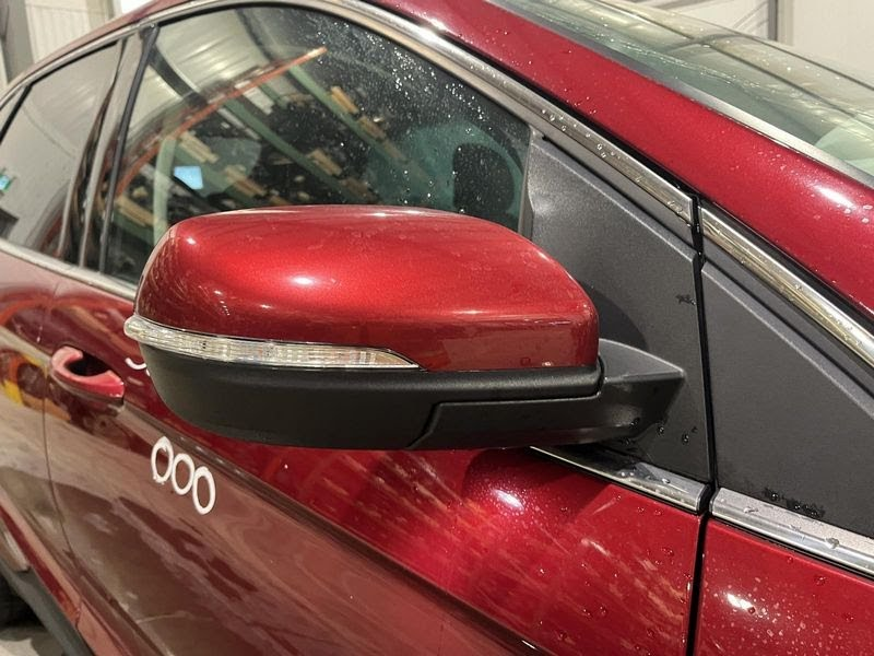 2019 Ford Edge Used  Mirror, Door - (power), body color cap, w/o memory; RH Color - Ruby Red - [RR]