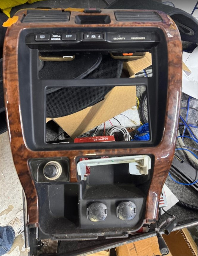 2020 TOYOTA 4RUNNER Used Radio Bezel Trim Wood grain