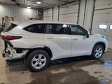 2021  Toyota Highlander Used Door Front Passenger  w/o laminated glass; RH (Color White )
