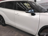 2021  Toyota Highlander Used Door Front Passenger w/o laminated glass; RH (Color White)