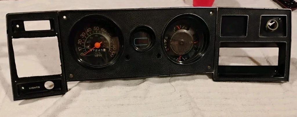 1976 CHEVY  Full Size Van -Used  Instrument Cluster/Gauges ( As Is No Warranty )