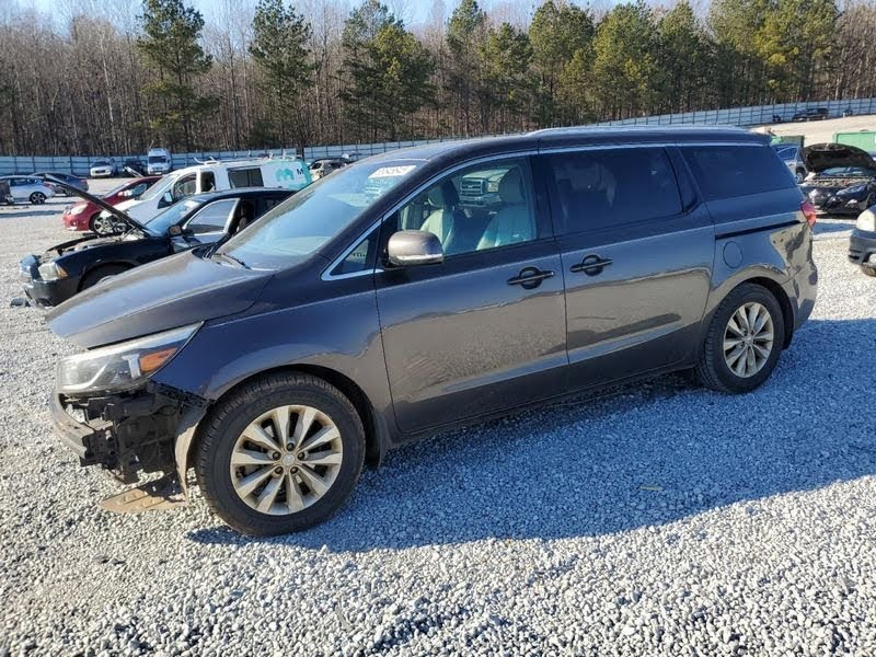 2016  Kia Sedona Used  Door Front Driver LH  solar glass, LH Color Grey