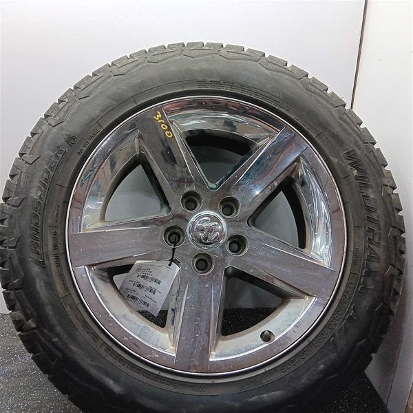 2017 DODGE TRUCK-1500 Used Wheel road wheel, 20x9, 5 spoke, chrome clad (opt WR2)