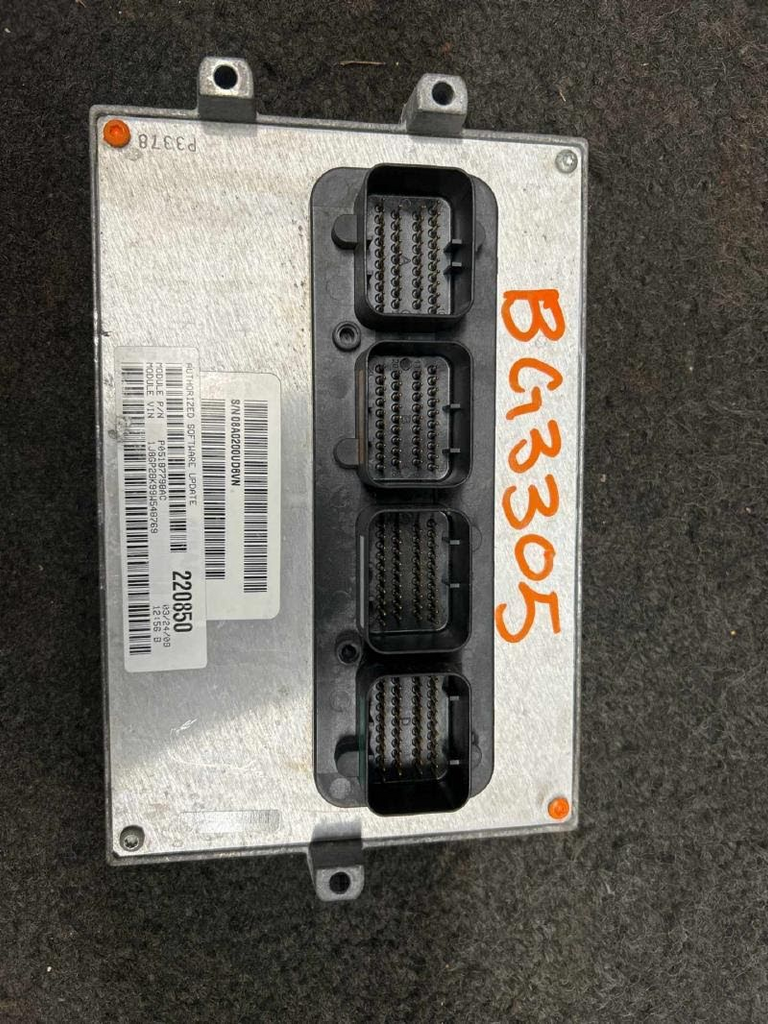 2009 JEEP WRANGLER Used Engine Computer - Electronic Control Module, (RH firewall), (3.8L), AT