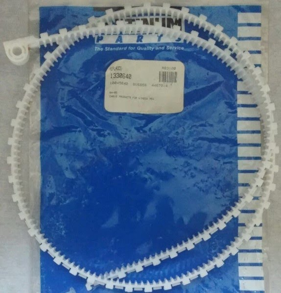 1984 CHEVY CORVETTE Window Regulator Tape Ribbon [New] Part Number 10045642