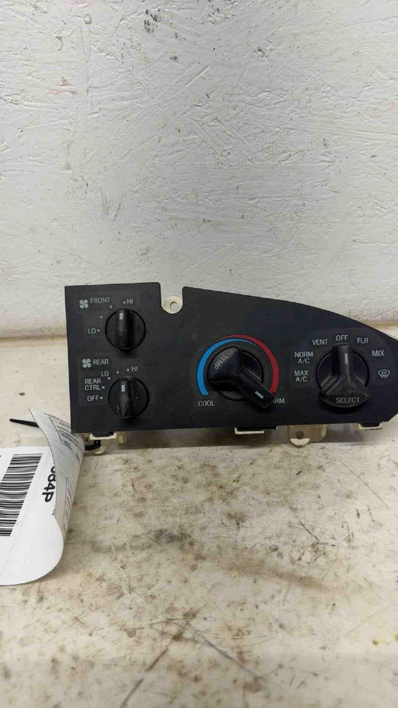 1997 FORD AEROSTAR Used AC Control/Heater (see also Radio or TV Screen) - AC, factory installed, auxiliary rear unit
