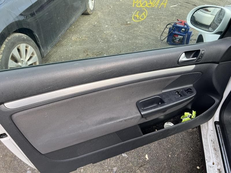 2008 VOLKSWAGEN RABBIT Used Interior Trim Panel Door (Front) - Front Left Inner; 2dr; 2 DOOR; cloth anthracite - Color Black