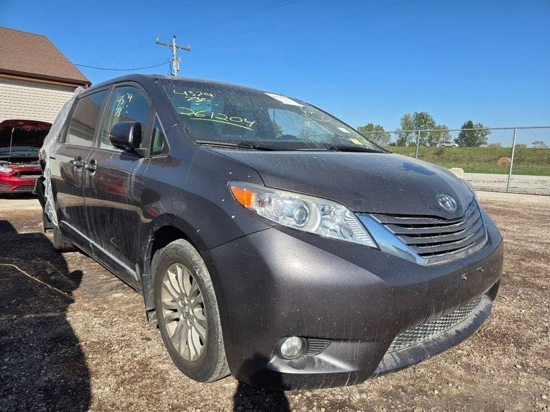 2017 TOYOTA SIENNA Used Seat Back (3rd Row) Gray