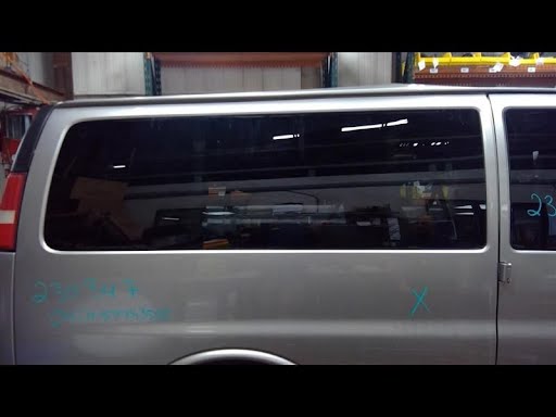 2004 - CHEVY VAN EXPRESS 3500 - Used - Quarter Window - rear, 155" WB, RH, privacy tint