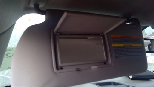 2016 NISSAN FRONTIER Used Sunvisor without illumination -  LH - Gray