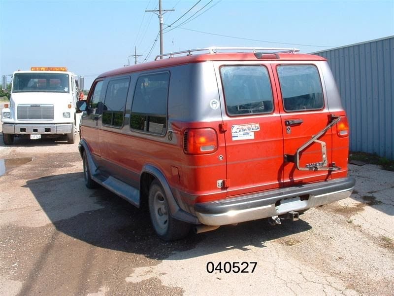 2002-DODGE VAN 1500-Quarter Window-Glass, Quarter Window Rear left