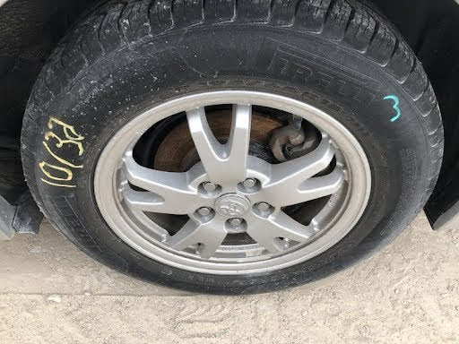 2010 TOYOTA PRIUS Used Wheel 15x6 (alloy, 5 split spoke), silver