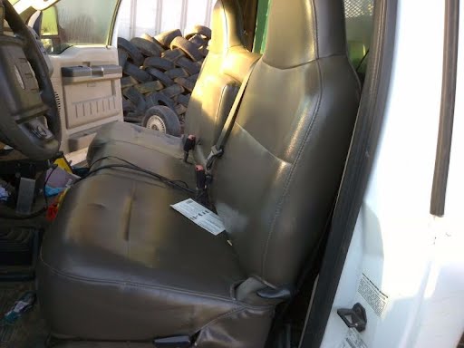 2008-FORD TRUCK-F250 SUPER DUTY (1999 UP)-Seat Front-bench, 1 piece, center armrest, vinyl, Regular Cab - Color - Gray