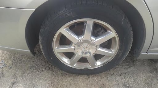 2006 - CADILLAC STS - used - Wheel - 17x7-1/2, (7 spoke), polished, opt N93