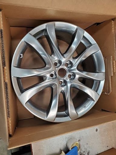 2015-MAZDA 6-Wheel-19x7-1/2 (alloy, TPMS), (10 spoke), bright painted