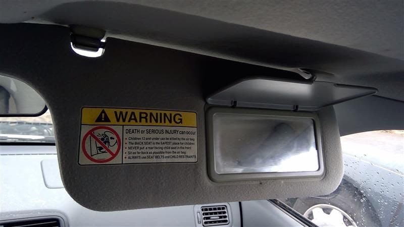 1996 - HONDA CIVIC - Used - Sunvisor - (without illumination), RH