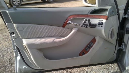 2000 - MERCEDES S CLASS - Used - Interior Trim Panel Door (Front) - S430; Front Left Inner; w/Nappa leather gray - With control