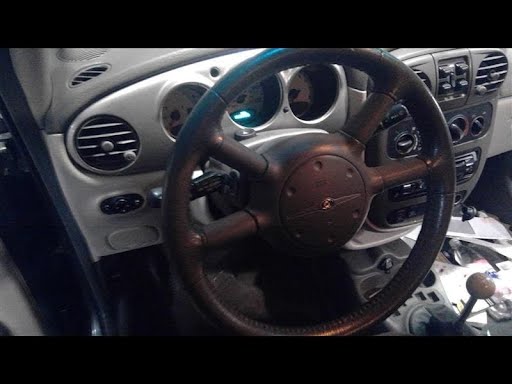 2002 CHRYSLER PT CRUISER Used Steering Wheel (SW); w/leather w/cruise control