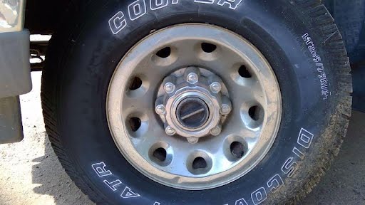 2002 FORD TRUCK-F250 SUPER DUTY (1999 UP) USED Wheel (16x7, SRW), steel, chrome (9 holes) - Set of 4