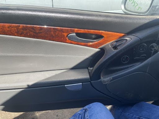 2004-MERCEDES SL CLASS-Interior Trim Panel Door (Front)-SL500; Front Left Inner; w/leather black -  Interior Trim Panel, Door with window switch and window regulator