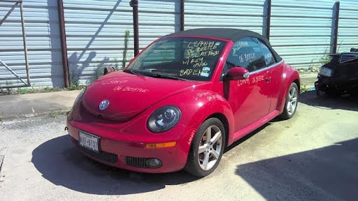 2008-VOLKSWAGEN BEETLE/BUG-Seat Belt Front-Front Driver and Passenger - Conv, (bucket seat), buckle - Part Number: 1Y1858472CYLZ