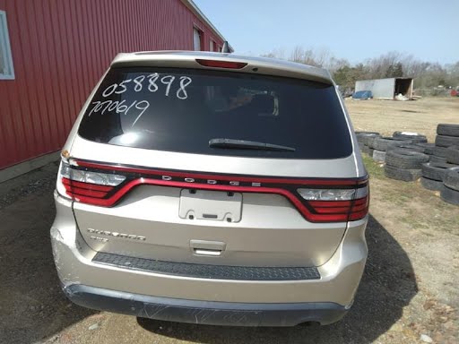 2014 - DODGE DURANGO - Used - Tailgate/Trunk Lid - w/o police package; light tint (without rear view camera)