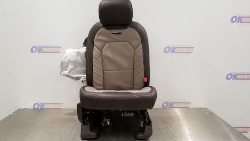 2020 - FORD TRUCK-F150 - Used - Seat Front - bucket, (air bag), leather, (electric), (heated and cooled), massage function, RH ( TAN with Brown)