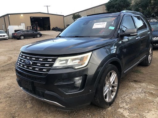 2016 - FORD EXPLORER - used - Steering Column - floor shift, power tilt and telescopic, electric locking column, heated steering wheel, automatic park