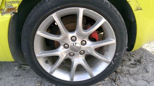 2013 Dodge - Dart - Wheel - 17x7-1/2 (alloy), 10 spoke, silver finish