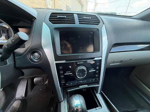 2011-FORD EXPLORER-Radio Face Plate-Radio Climate Control Panel - Part Number: BB5T-18A802-CJ