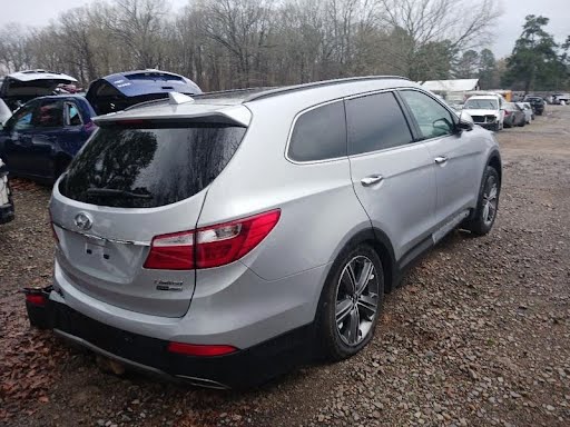 2016 HYUNDAI SANTA FE Used Door Rear (side of vehicle) (electric, privacy tint glass), LWB (3.3L) - RH - Silver