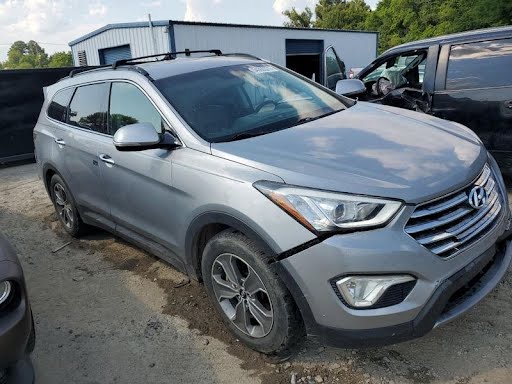 2017 HYUNDAI SANTA FE Used Mirror Door  (electric), turn signal (heated), blind spot alert, w/o memory; SWB (Sport), RH - Silver