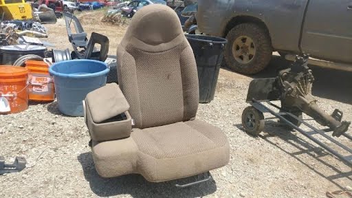 2000-FORD RANGER-Seat Front- Super Cab, bench, (60/40, manual), center armrest, (cloth), LH - Color - Tan