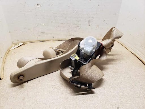 2006-LINCOLN OTHER - TOWN CAR-Seat Belt Front-(bench seat), (40/20/40), driver, retractor - Part Number: bw7z-5461200-ba - Color:Tan