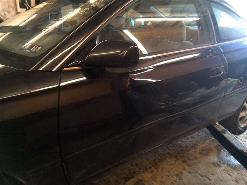 2001 TOYOTA SOLARA Used Mirror Door Power, non-heated, LH Black