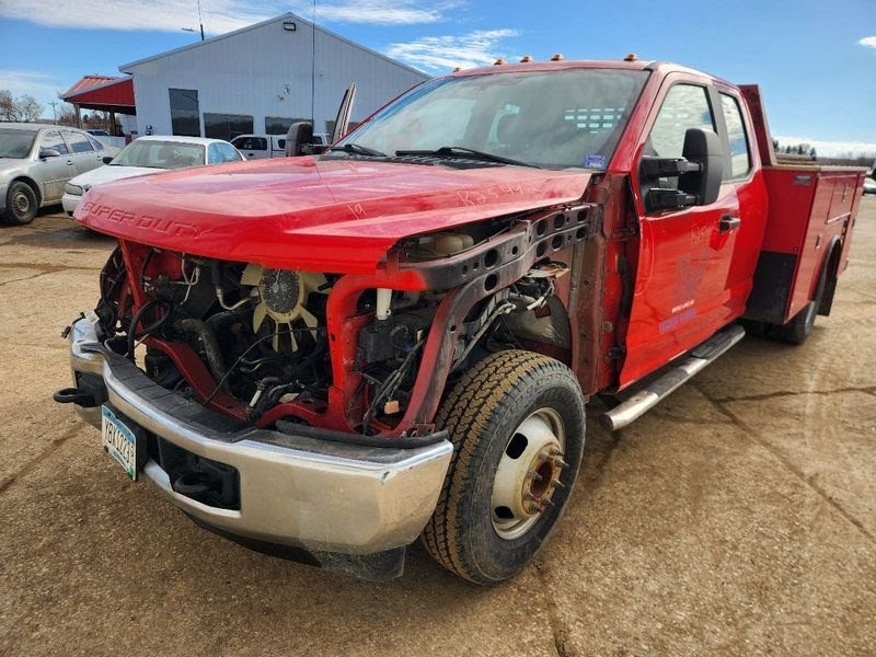 2017 FORD TRUCK-F250 SUPER DUTY (1999 UP) Used Hood  Red