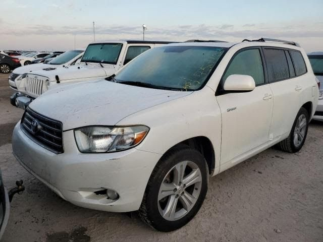 2012 TOYOTA HIGHLANDER Used Mirror Door Power, (folding), LH, w/o puddle lamps; w/o heated White