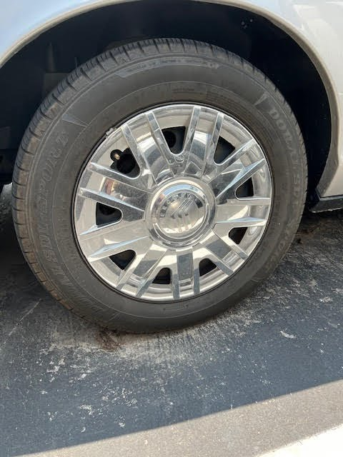 2008 MERCURY GRAND MARQUIS (1980 UP) Used Hub Cap/Wheel Cover  17", (9 spoke, chrome, 1 piece)