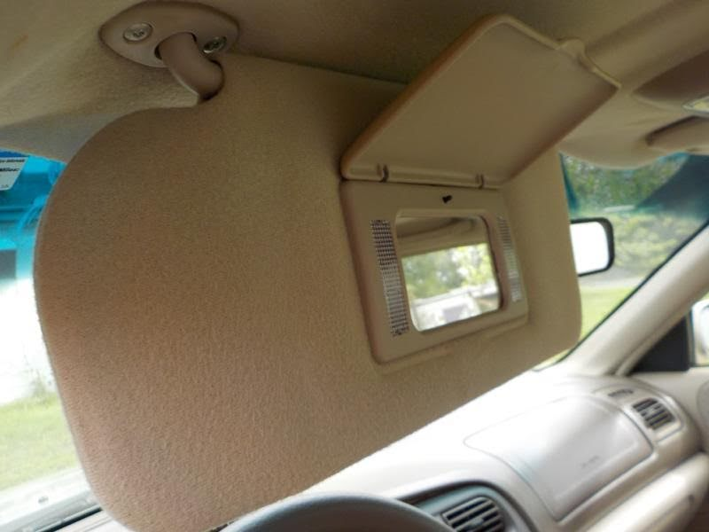 2001 MAZDA 626 Used Sunvisor sunroof, LH, illumination & sunroof, RH, illumination