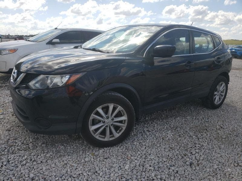 2019 NISSAN ROGUE SPORT Used Door Rear (side of vehicle) (electric), LH BLACK