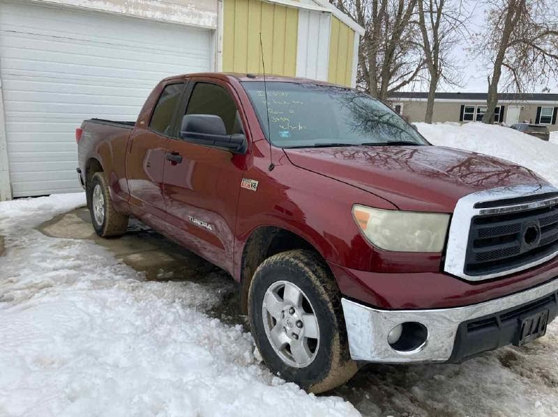 2012 TOYOTA TUNDRA Used Seat Front  LH, (air bag), cloth, electric & RH, (air bag), cloth, electric Gray