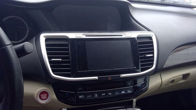 2017 HONDA ACCORD Used Radio/CD (see also A/C Control or TV Screen) receiver assembly, US market, Sedan, EX-L (leather), w/o navigation