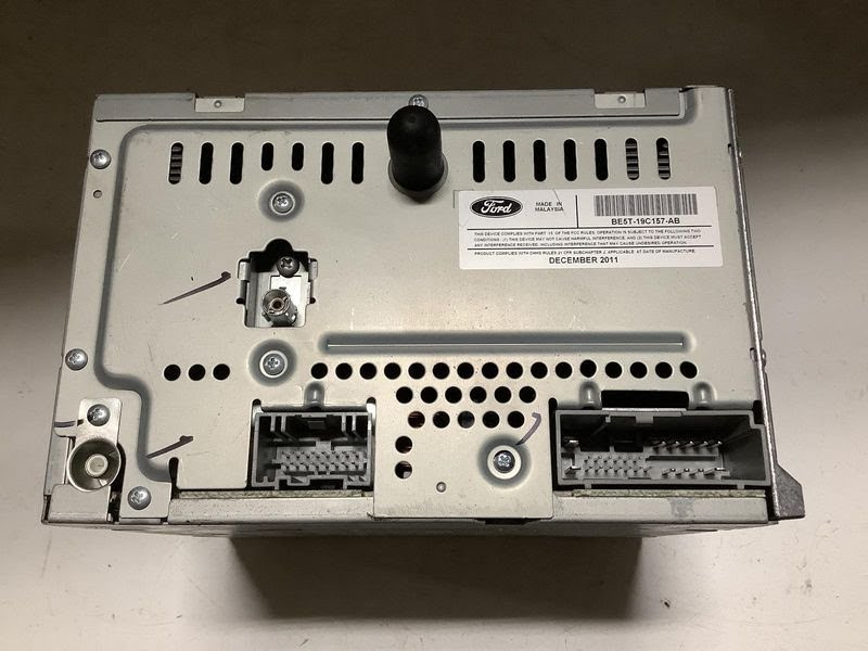 2012 FORD FUSION Used Radio/CD (see also A/C Control or TV Screen) receiver, AM-FM-CD-MP3 (single disc), satellite system, ID BE5T-19C157-AB