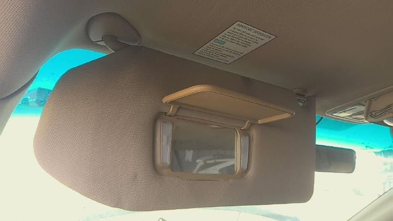2008 HONDA PILOT Used Sunvisor (illuminated), LH Tan