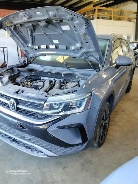 2024 Volkswagen Taos Used Mirror Door body color, (heated), LH Gray Metallic